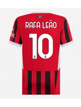 Billige AC Milan Rafael Leao #10 Hjemmedrakt Dame 2024-25 Kortermet